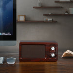 Subwoofer Bluetooth D60 16W in legno con supporto TF e AUX
