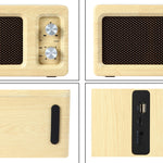 Subwoofer Bluetooth D60 16W in legno con supporto TF e AUX