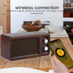Subwoofer Bluetooth D60 16W in legno con supporto TF e AUX