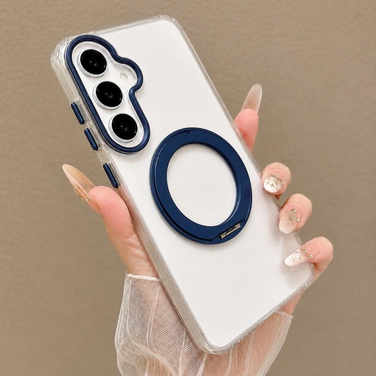 Custodia per telefono antiurto con supporto magnetico girevole e airbag integrato., For Galaxy S26+ 5G, For Galaxy S26 Ultra 5G, For Galaxy S26 5G, For Galaxy S25 5G