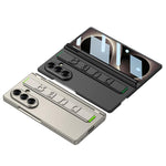 Custodia per telefono GKK con cerniera pieghevole magnetica integrata, cinturino da polso e portapenna., For Galaxy Z Fold8 Ultra 5G