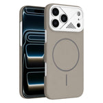 Custodia magnetica per telefono ultra sottile in policarbonato Gold Armor, For iPhone 17 Pro, For iPhone 17