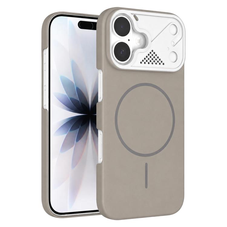 Custodia magnetica per telefono ultra sottile in policarbonato Gold Armor, For iPhone 17 Pro, For iPhone 17
