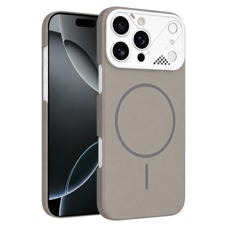Custodia magnetica per telefono ultra sottile in policarbonato Gold Armor, For iPhone 16 Pro Max, For iPhone 16 Pro