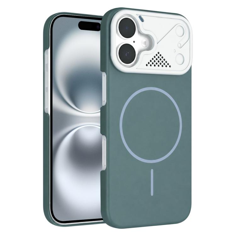Custodia magnetica per telefono ultra sottile in policarbonato Gold Armor, For iPhone 16, For iPhone 15 Pro Max