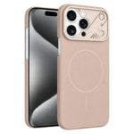 Custodia magnetica per telefono ultra sottile in policarbonato Gold Armor, For iPhone 16, For iPhone 15 Pro Max