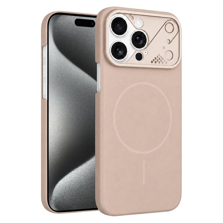 Custodia magnetica per telefono ultra sottile in policarbonato Gold Armor, For iPhone 15 Pro, For iPhone 15