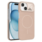 Custodia magnetica per telefono ultra sottile in policarbonato Gold Armor, For iPhone 15 Pro, For iPhone 15