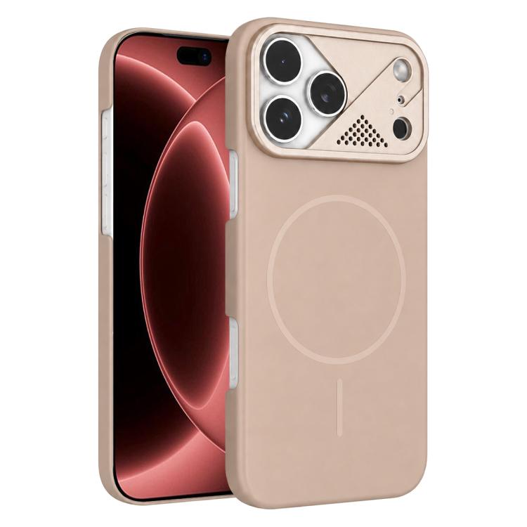 Custodia magnetica per telefono ultra sottile in policarbonato Gold Armor, For iPhone 18 Pro Max, For iPhone 17 Pro Max