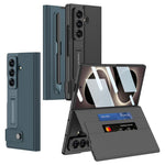 Custodia per telefono in pelle GKK con portafoglio integrato e scomparti per penna (penna non inclusa)., For Galaxy Z Fold8 Ultra 5G