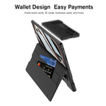 Custodia per telefono in pelle GKK con portafoglio integrato e scomparti per penna (penna non inclusa)., For Galaxy Z Fold8 Ultra 5G