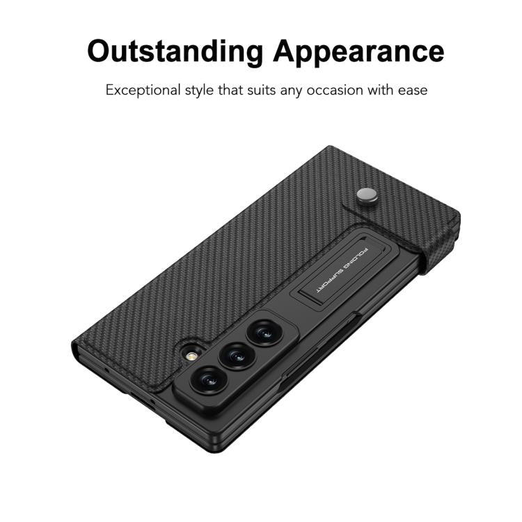 Custodia per telefono in pelle GKK con portafoglio integrato e scomparti per penna (penna non inclusa)., For Galaxy Z Fold8 Ultra 5G