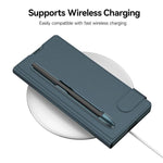 Custodia per telefono in pelle GKK con portafoglio integrato e scomparti per penna (penna non inclusa)., For Galaxy Z Fold8 Ultra 5G