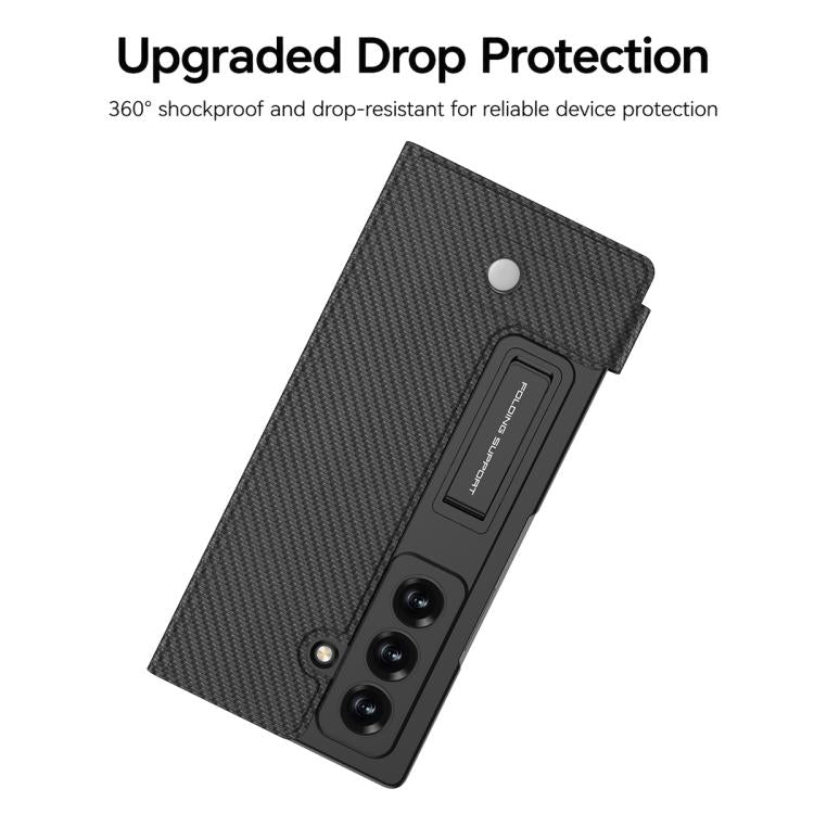 Custodia per telefono in pelle GKK con portafoglio integrato e scomparti per penna (penna non inclusa)., For Galaxy Z Fold8 Ultra 5G