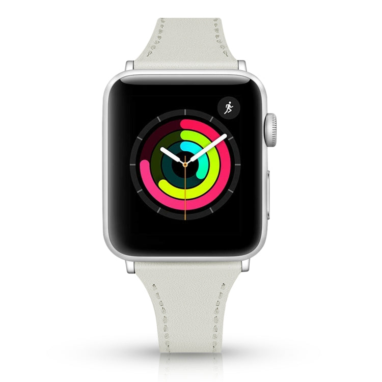 Cinturino in pelle con bottone per Apple Watch 40-44mm