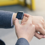 Cinturino in pelle con bottone per Apple Watch 40-44mm