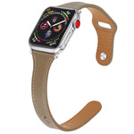 Cinturino in pelle con bottone per Apple Watch 40-44mm