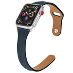 Cinturino in pelle con bottone per Apple Watch 40-44mm