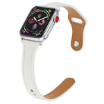 Cinturino in pelle con bottone per Apple Watch 40-44mm