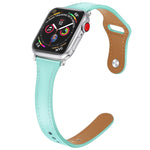 Cinturino in pelle con bottone per Apple Watch 40-44mm