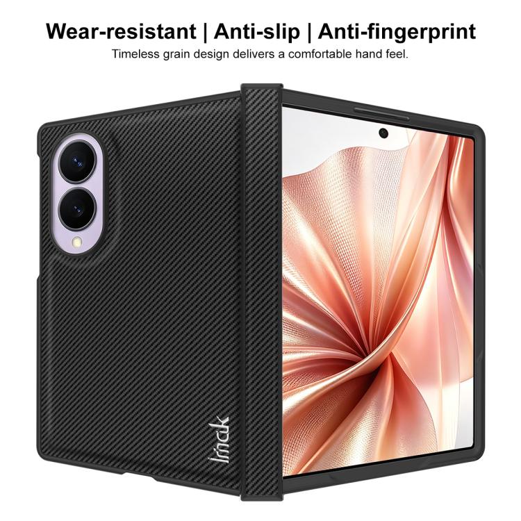 Custodia per telefono Imak Ruiyi Series in fibra di carbonio PU + PC, For Galaxy Z Fold8 5G, For Galaxy Z Fold8 Ultra 5G, For Galaxy Z Flip8 5G