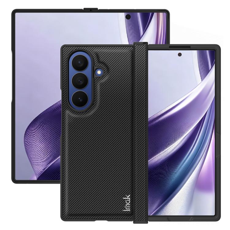 Custodia per telefono Imak Ruiyi Series in fibra di carbonio PU + PC, For Galaxy Z Fold8 5G, For Galaxy Z Fold8 Ultra 5G, For Galaxy Z Flip8 5G