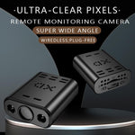 Mini telecamera grandangolare X6D 1080P Ultra HD con Wi-Fi e registrazione remota wireless per monitoraggio.