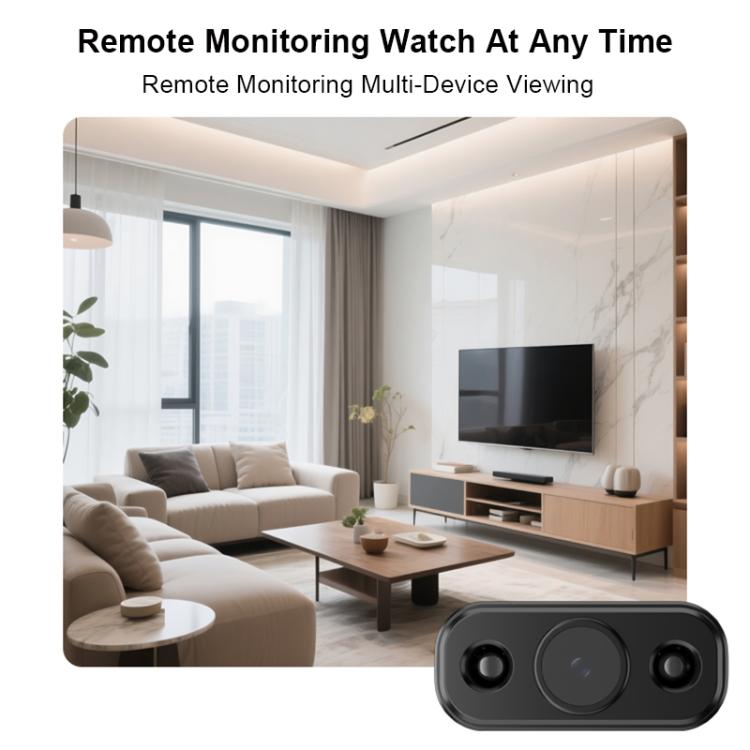 Mini telecamera grandangolare X6D 1080P Ultra HD con Wi-Fi e registrazione remota wireless per monitoraggio.