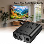 Mini telecamera grandangolare X6D 1080P Ultra HD con Wi-Fi e registrazione remota wireless per monitoraggio.