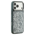 Custodia magnetica per telefono con motivo a conchiglia iridescente a tinta unita., For iPhone 17 Pro Max, For iPhone 17 Pro, For iPhone 17, For iPhone 16 Pro Max