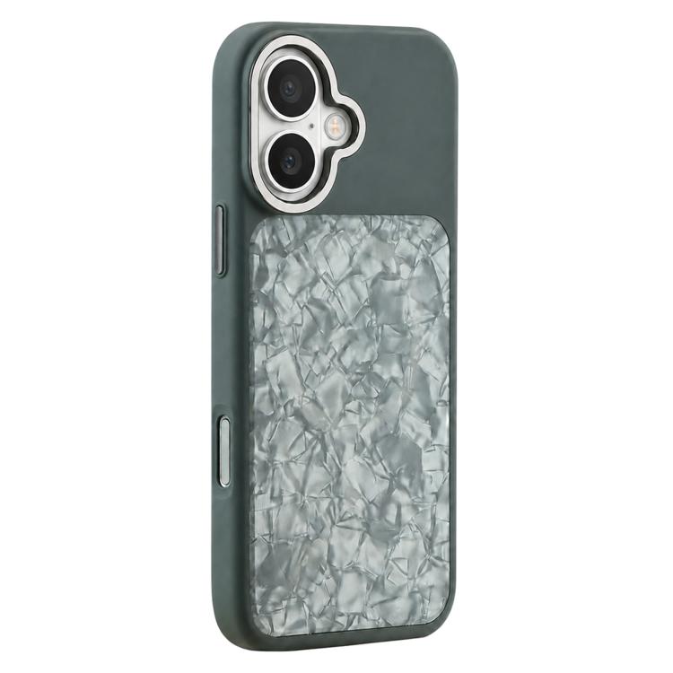 Custodia magnetica per telefono con motivo a conchiglia iridescente a tinta unita., For iPhone 17 Pro Max, For iPhone 17 Pro, For iPhone 17, For iPhone 16 Pro Max