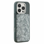 Custodia magnetica per telefono con motivo a conchiglia iridescente a tinta unita., For iPhone 17 Pro Max, For iPhone 17 Pro, For iPhone 17, For iPhone 16 Pro Max
