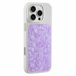 Custodia magnetica per telefono con motivo a conchiglia iridescente a tinta unita., For iPhone 17 Pro Max, For iPhone 17 Pro, For iPhone 17, For iPhone 16 Pro Max