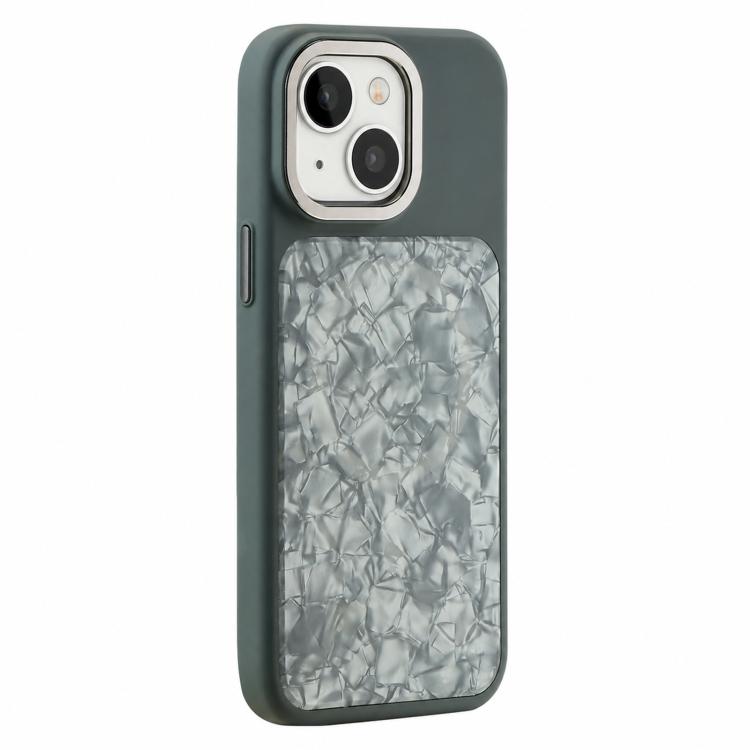 Custodia magnetica per telefono con motivo a conchiglia iridescente a tinta unita., For iPhone 15, For iPhone 14, For iPhone 14 Pro, For iPhone 14 Pro Max