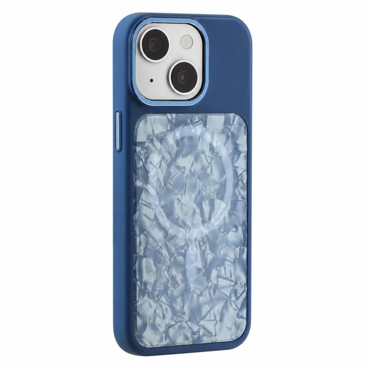 Custodia magnetica per telefono con motivo a conchiglia iridescente a tinta unita., For iPhone 13 Pro Max, For iPhone 13 Pro, For iPhone 13