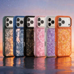 Custodia magnetica per telefono con motivo a conchiglia iridescente a tinta unita., For iPhone 17 Pro Max, For iPhone 17 Pro, For iPhone 17, For iPhone 16 Pro Max
