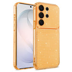 Custodia per telefono con airbag e glitter a forma di diamante scintillante, For Galaxy S26 FE 5G / S25 FE 5G, For Galaxy S26+ 5G, For Galaxy S26 Ultra 5G, For Galaxy S26 5G