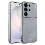 Custodia per telefono con airbag e glitter a forma di diamante scintillante, For Galaxy S26 FE 5G / S25 FE 5G, For Galaxy S26+ 5G, For Galaxy S26 Ultra 5G, For Galaxy S26 5G