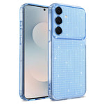 Custodia per telefono con airbag e glitter a forma di diamante scintillante, For Galaxy S25 5G / S24 5G, For Galaxy S25 Ultra 5G, For Galaxy S24 FE 5G, For Galaxy S24 Ultra 5G