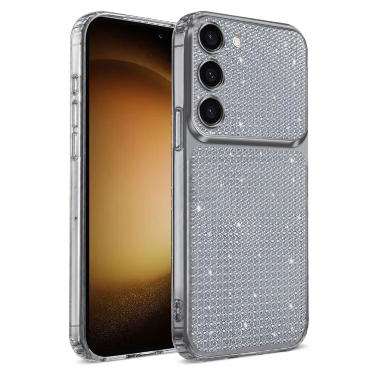 Custodia per telefono con airbag e glitter a forma di diamante scintillante, For Galaxy S23 FE 5G, For Galaxy S23 Ultra 5G, For Galaxy S23+ 5G, For Galaxy S23 5G