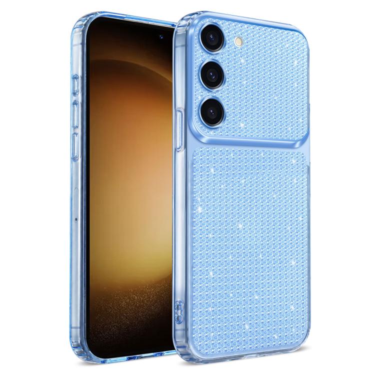 Custodia per telefono con airbag e glitter a forma di diamante scintillante, For Galaxy S23 FE 5G, For Galaxy S23 Ultra 5G, For Galaxy S23+ 5G, For Galaxy S23 5G