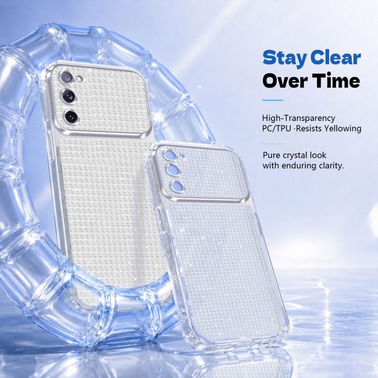 Custodia per telefono con airbag e glitter a forma di diamante scintillante, For Galaxy S20 FE 2022 / S20 FE, For Galaxy S22 Ultra 5G, For Galaxy S21 FE 5G