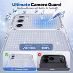 Custodia per telefono con airbag e glitter a forma di diamante scintillante, For Galaxy S20 FE 2022 / S20 FE, For Galaxy S22 Ultra 5G, For Galaxy S21 FE 5G