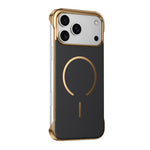 Custodia magnetica per telefono senza bordi con texture in Kevlar galvanizzato, For iPhone 17 Pro Max, For iPhone 17 Pro, For iPhone 17, For iPhone Air