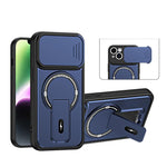 Custodia magnetica per telefono con supporto scorrevole per fotocamera., For iPhone 13 Pro Max, For iPhone 13 Pro, For iPhone 13