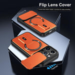 Custodia magnetica per telefono con supporto scorrevole per fotocamera., For iPhone 13 Pro Max, For iPhone 13 Pro, For iPhone 13
