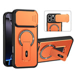 Custodia magnetica per telefono con supporto scorrevole per fotocamera., For iPhone 17 Pro Max, For iPhone 17 Pro, For iPhone 17, For iPhone 16 Pro Max