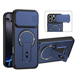 Custodia magnetica per telefono con supporto scorrevole per fotocamera., For iPhone 17 Pro Max, For iPhone 17 Pro, For iPhone 17, For iPhone 16 Pro Max
