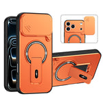 Custodia magnetica per telefono con supporto scorrevole per fotocamera., For iPhone 17 Pro Max, For iPhone 17 Pro, For iPhone 17, For iPhone 16 Pro Max