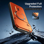 Custodia magnetica per telefono con supporto scorrevole per fotocamera., For iPhone 17 Pro Max, For iPhone 17 Pro, For iPhone 17, For iPhone 16 Pro Max